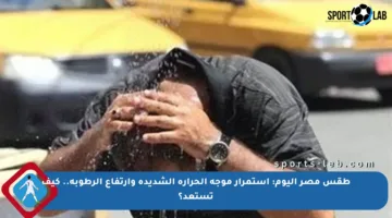 طقس مصر اليوم: استمرار موجة الحرارة الشديدة وارتفاع الرطوبة.. كيف تستعد؟